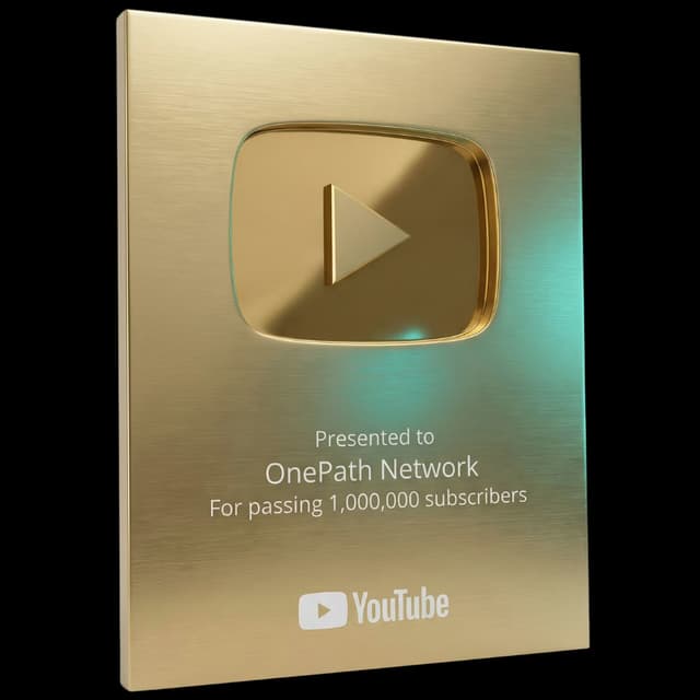 YouTube Gold Play Button